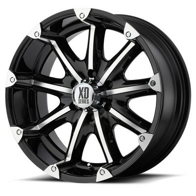KMC XD Series XD779 Badlands Gloss Black Machined Wheels